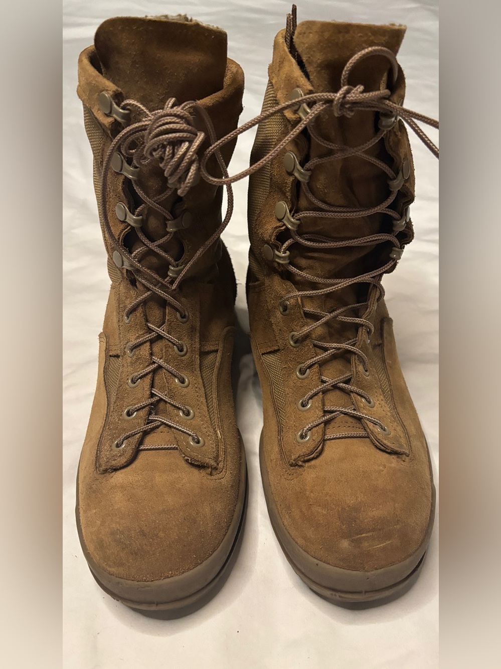 McRae US Army Combat Boots Coyote Brown Size 9W Wide Military Vibram 8430-01-632